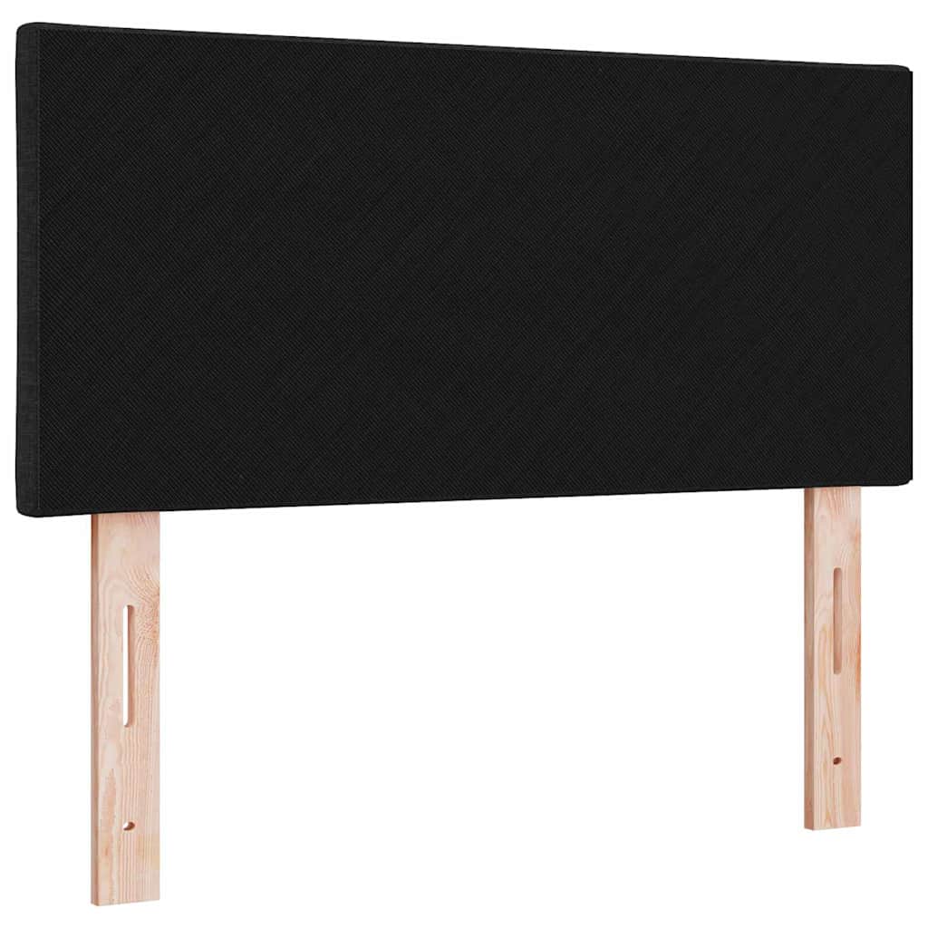 Hoofdbord met hoofdeinde Zwart 90 cm Nep Leer
