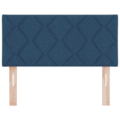 Hoofdbord met hoofdeinde Blauw 90 cm Nep Leer