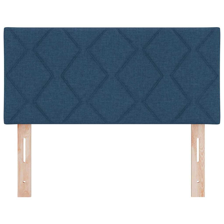 Hoofdbord met hoofdeinde Blauw 90 cm Nep Leer