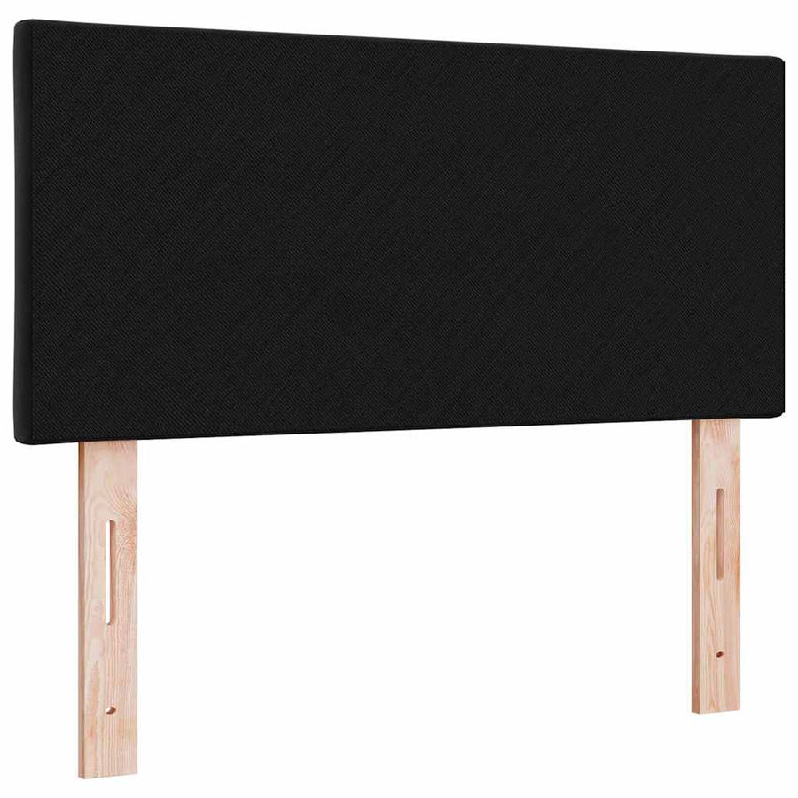 Hoofdbord met hoofdeinde Zwart 90 cm Fluweel