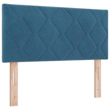 Hoofdbord met hoofdeinde Donkerblauw 90 cm Fluweel