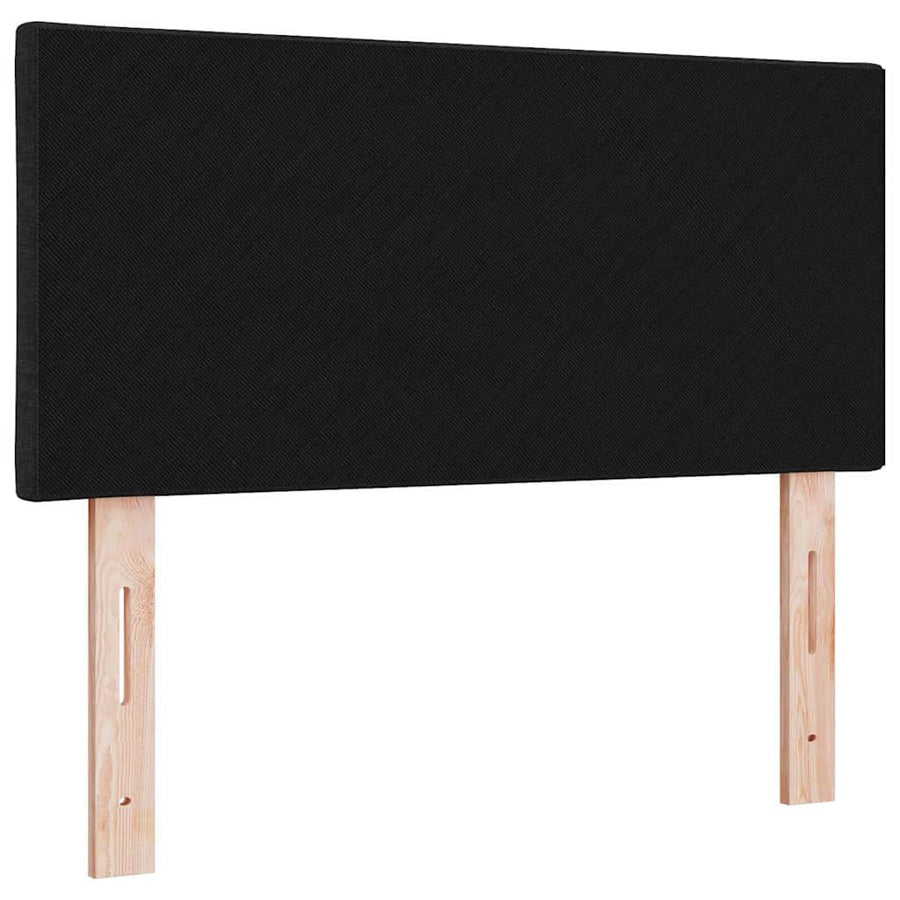Hoofdbord met hoofdeinde Zwart 100 cm Nep Leer