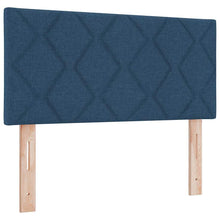 Hoofdbord met hoofdeinde Blauw 100 cm Nep Leer