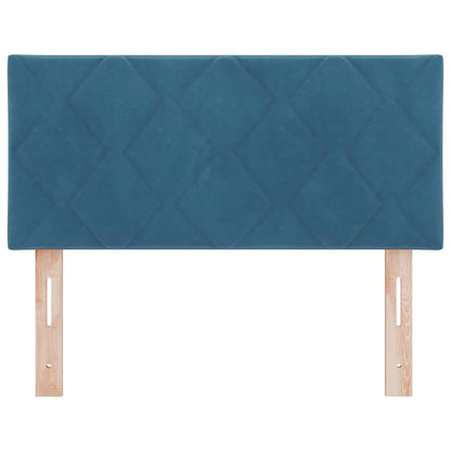 Hoofdbord met hoofdeinde Donkerblauw 100 cm Fluweel