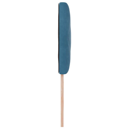 Hoofdbord met hoofdeinde Donkerblauw 100 cm Fluweel