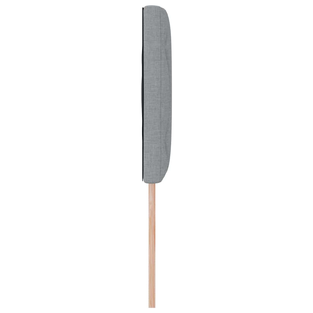 Hoofdbord Lichtgrijs 144 cm Stof