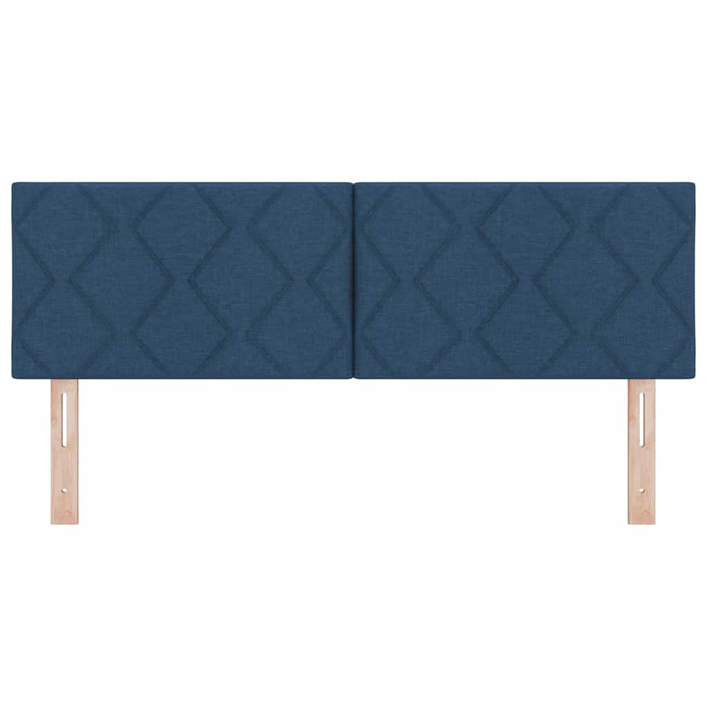 Hoofdbord Blauw 144 cm Stof