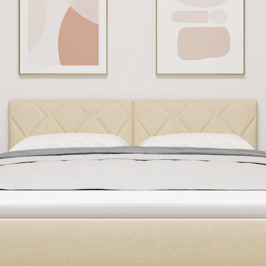 Hoofdbord Crème 160 cm Stof