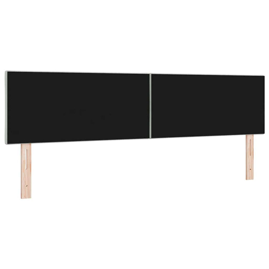 Hoofdbord met hoofdeinde Lichtgrijs 180 cm Fluweel