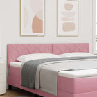 Hoofdbord 180 cm roze fluweel