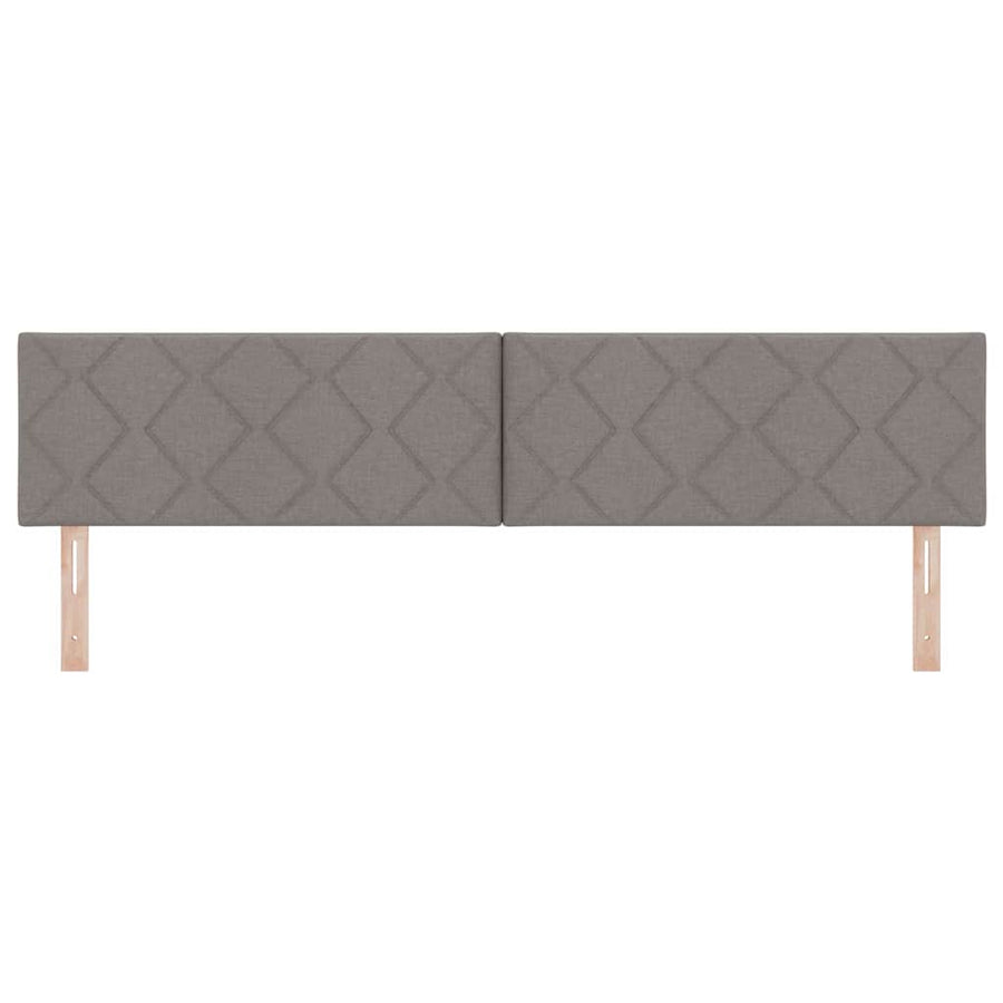 Hoofdbord Taupe 200 cm Stof