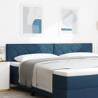 Headboard Blue 200 cm Fabric