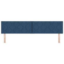 Hoofdbord met hoofdeinde Blauw 200 cm Nep Leer
