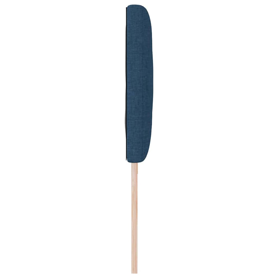 Hoofdbord met hoofdeinde Blauw 200 cm Nep Leer