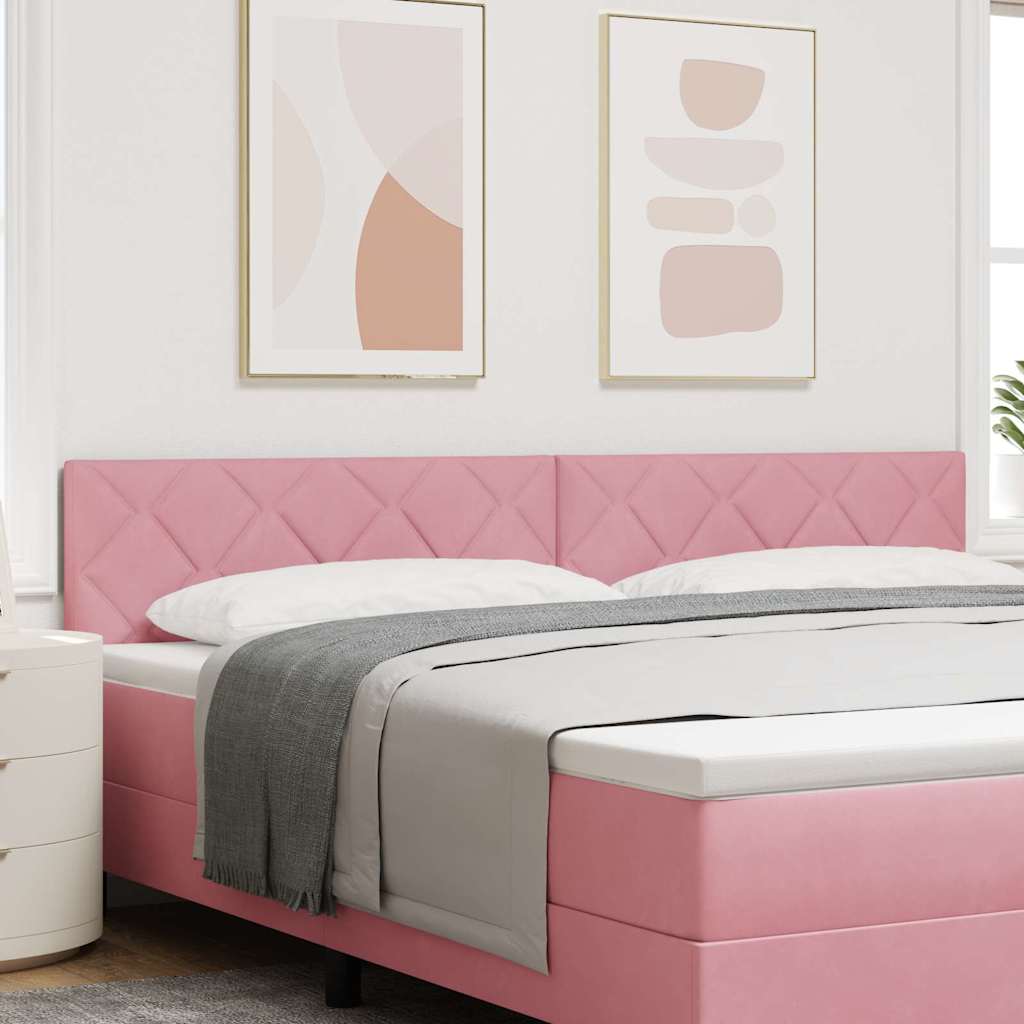Hoofdbord Roze 200 cm Fluweel