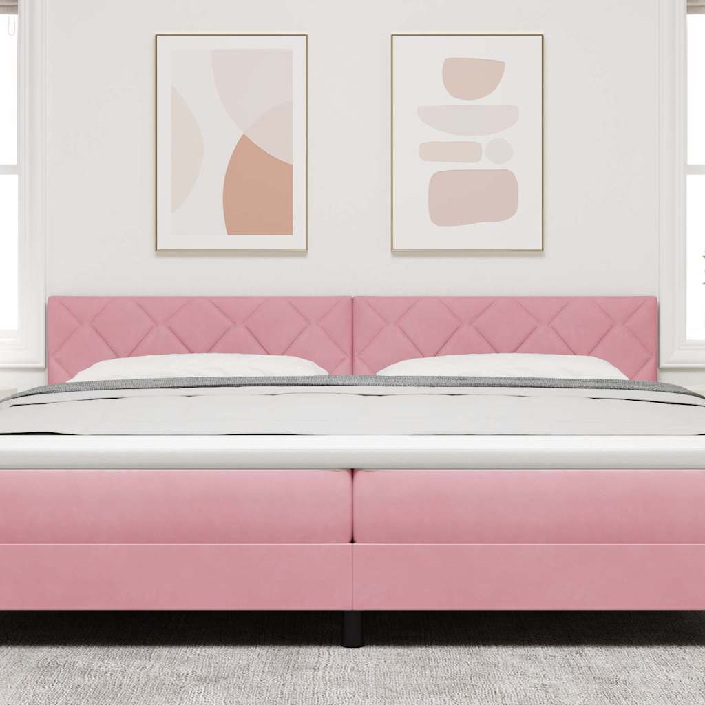 Hoofdbord Roze 200 cm Fluweel