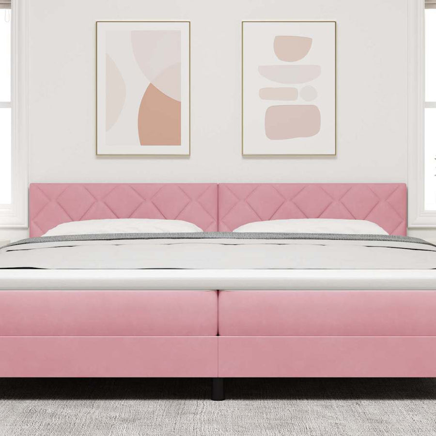 Hoofdbord Roze 200 cm Fluweel
