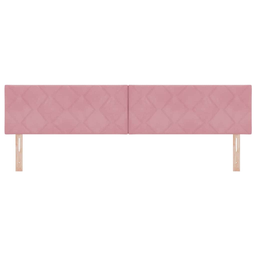 Hoofdbord Roze 200 cm Fluweel