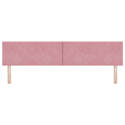 Hoofdbord Roze 200 cm Fluweel
