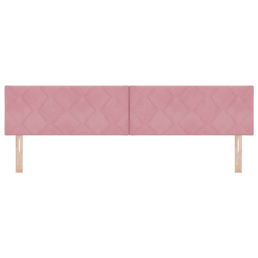 Hoofdbord Roze 200 cm Fluweel