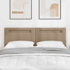 Hoofdbord Cappuccino 160x5x98 cm nep leer