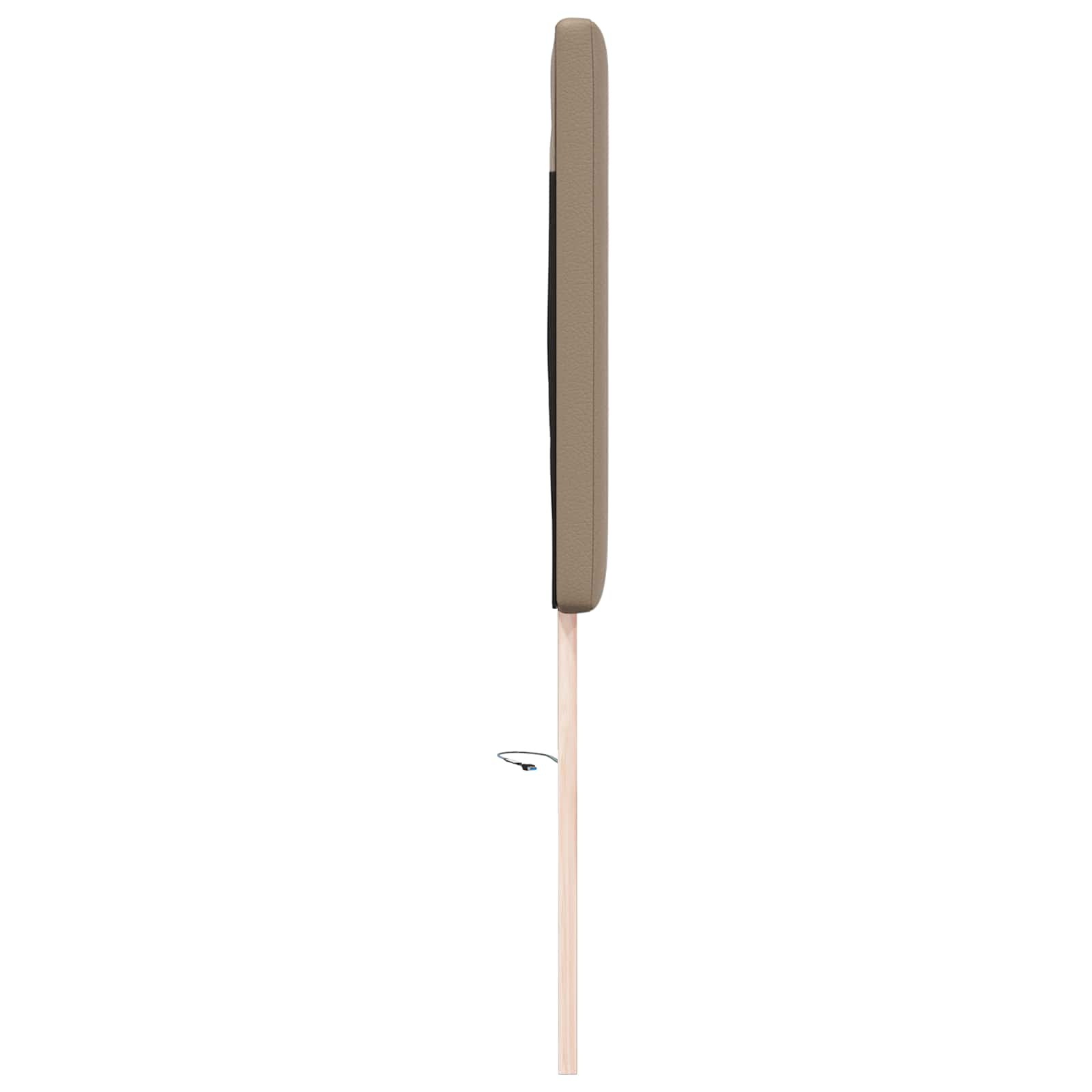 LED Hoofdbord Cappuccino 160 cm Nep Leer