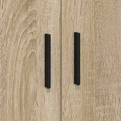 Opbergkast 2 pcs Sonoma Eiken 127 x 41 x 40 cm Bewerkt hout
