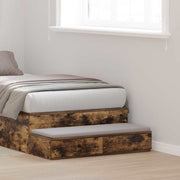 Bedlades gerookt eiken 80x36,5x16,5 cm