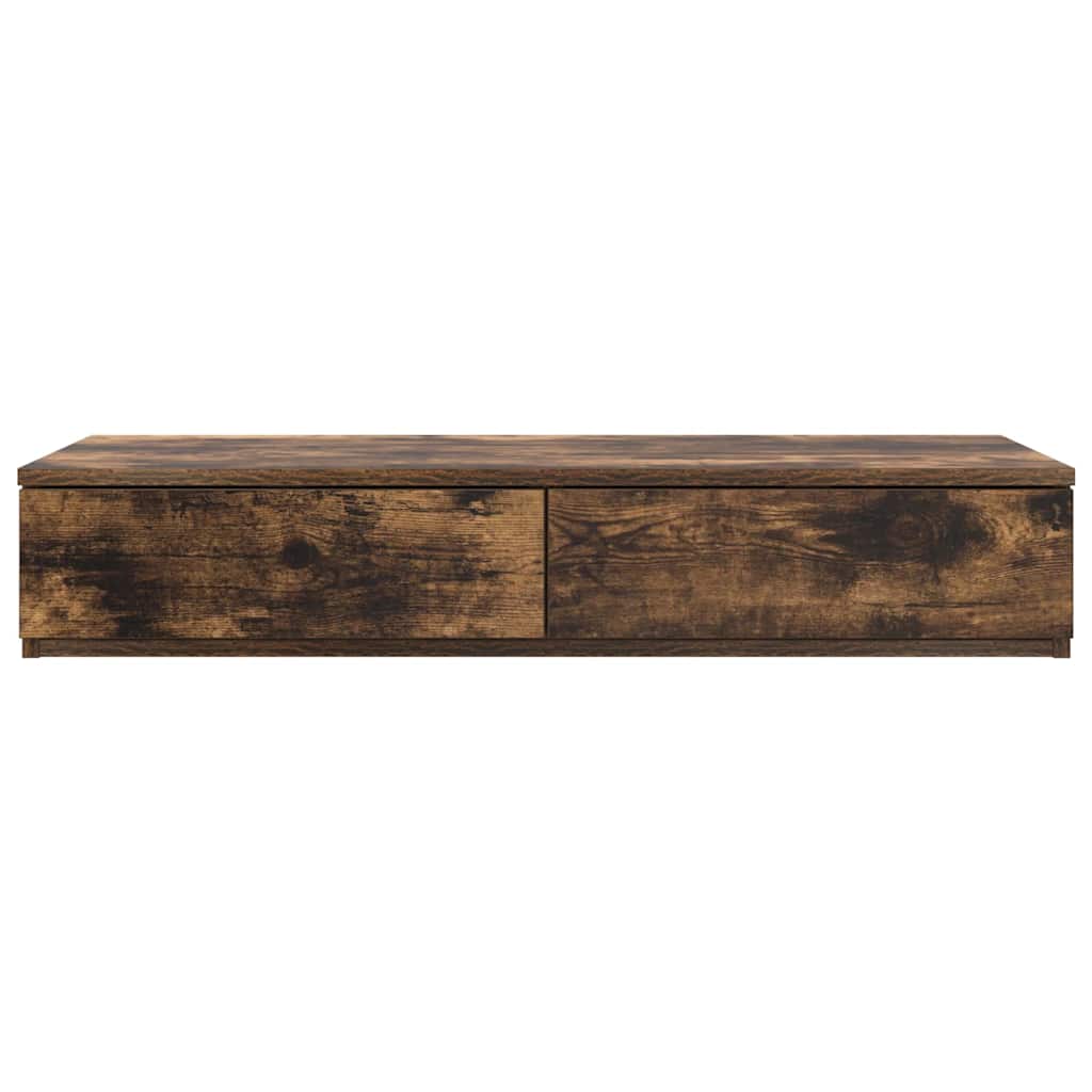 Bedlades Gerookt eiken 80 x 36,5 x 16,5 cm Bewerkt hout