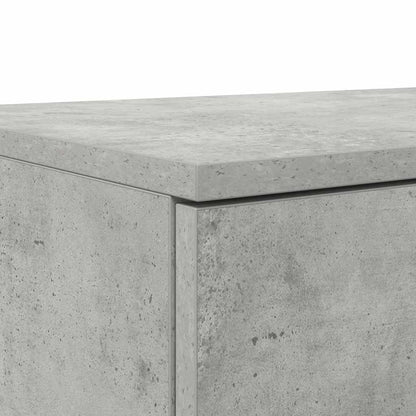 Bedlades met lade Beton Grijs 90 x 36,5 x 16,5 cm Bewerkt hout