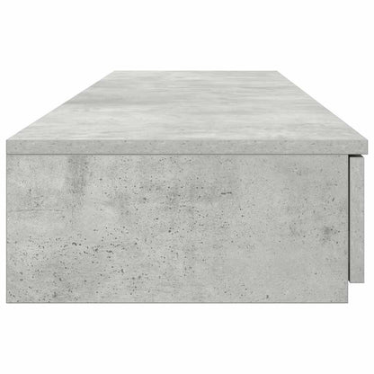 Bedlades met lade Beton Grijs 150 x 36,5 x 16,5 cm Bewerkt hout