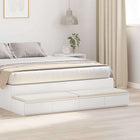 Bedlades wit 160x36,5x16,5 cm