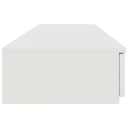 Bedlades met lade Wit 160 x 36,5 x 16,5 cm Bewerkt hout