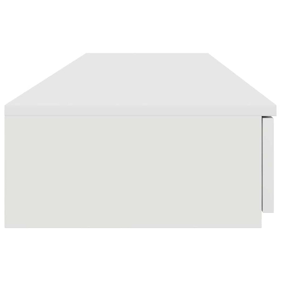 Bedlades met lade Wit 160 x 36,5 x 16,5 cm Bewerkt hout