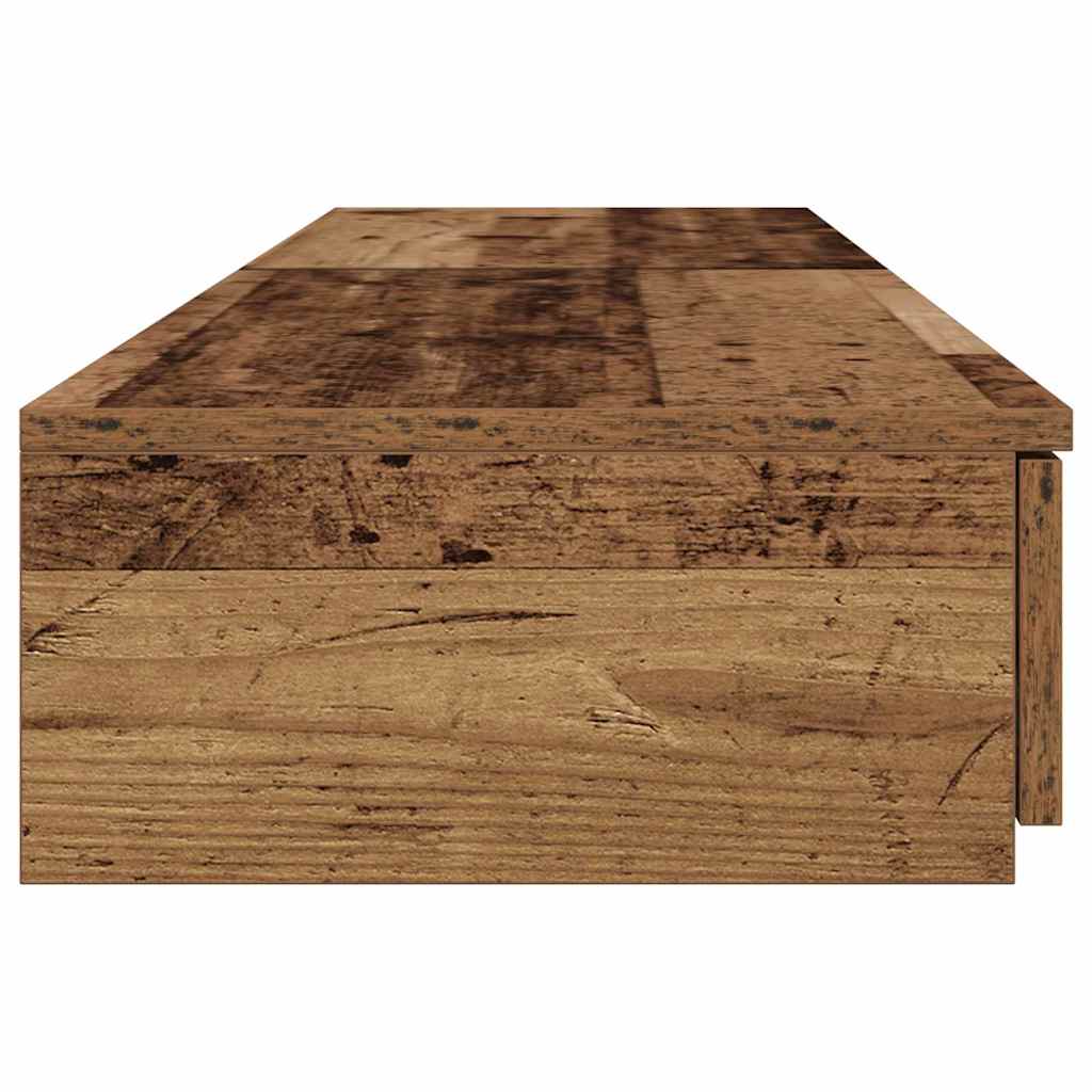 Bedlades Met Lade Oudhout Bewerkt Hout 160 x 36,5 x 16,5 cm