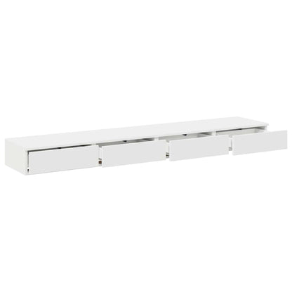 Bedlades met lade Wit 180 x 36,5 x 16,5 cm Bewerkt hout
