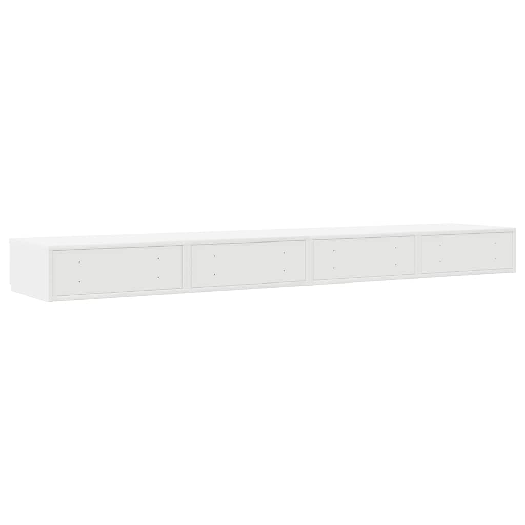 Bedlades met lade Wit 180 x 36,5 x 16,5 cm Bewerkt hout