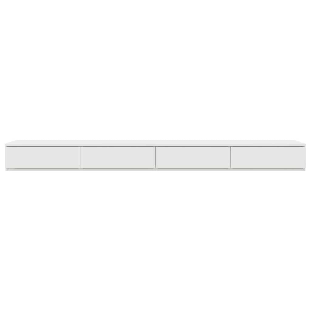Bedlades met lade Wit 180 x 36,5 x 16,5 cm Bewerkt hout