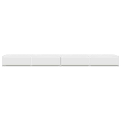 Bedlades met lade Wit 180 x 36,5 x 16,5 cm Bewerkt hout