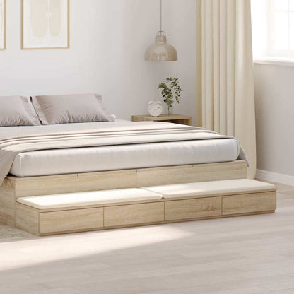Bedlades Sonoma Eiken 180 x 36,5 x 16,5 cm Bewerkt hout