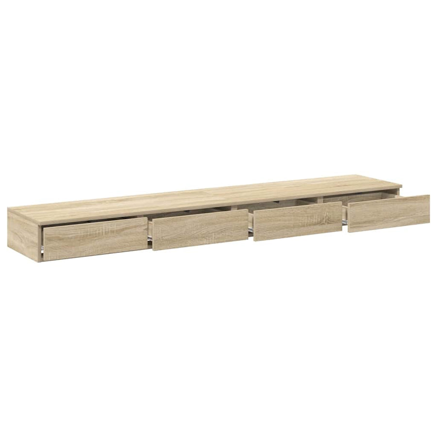 Bedlades Sonoma Eiken 180 x 36,5 x 16,5 cm Bewerkt hout