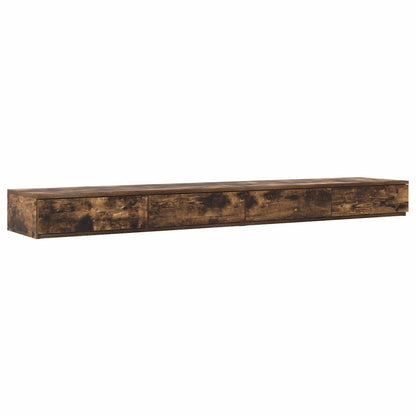 Bedlades Gerookt eiken 180 x 36,5 x 16,5 cm Bewerkt hout
