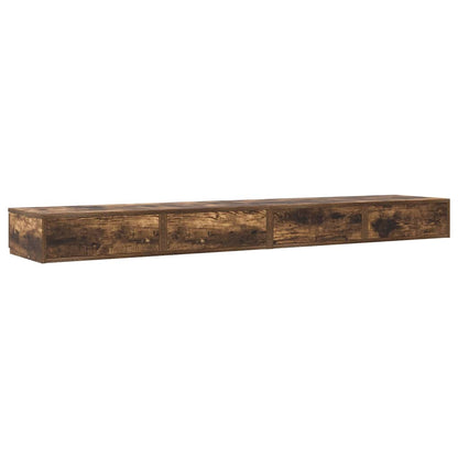Bedlades Gerookt eiken 180 x 36,5 x 16,5 cm Bewerkt hout