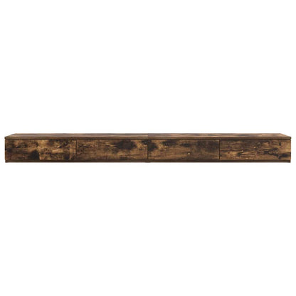 Bedlades Gerookt eiken 180 x 36,5 x 16,5 cm Bewerkt hout