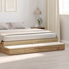 Bedlades Artisan 180x36,5x16,5 cm bewerkt eikenhout bruin