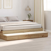 Bedlades Artisan 180x36,5x16,5 cm bewerkt eikenhout bruin
