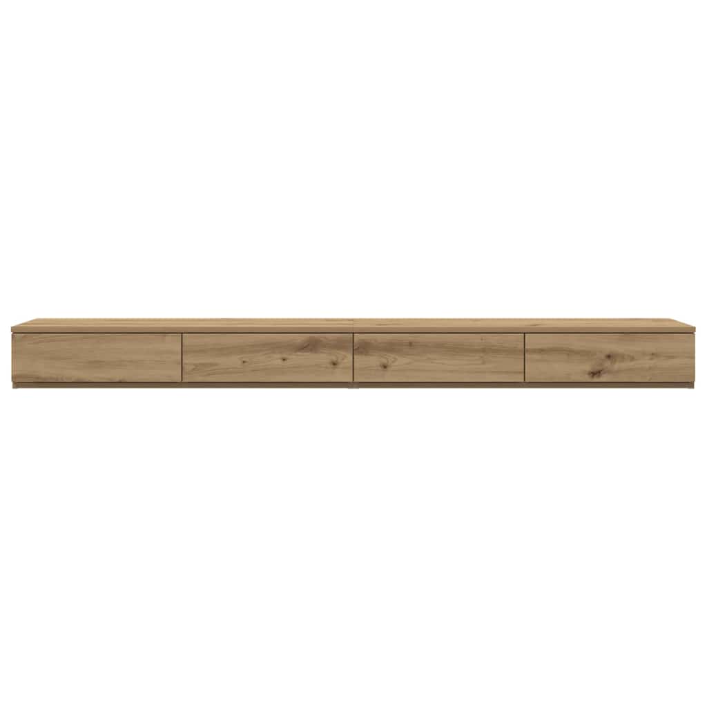 Bedlades Artisan Eiken Bewerkt Hout 180 x 36,5 x 16,5 cm