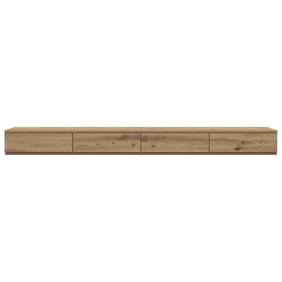 Bedlades Artisan Eiken Bewerkt Hout 180 x 36,5 x 16,5 cm