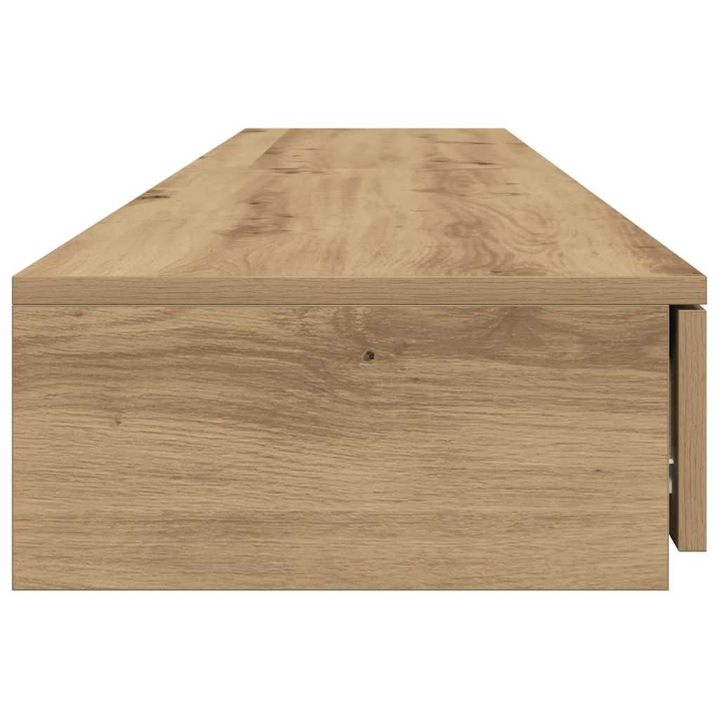Bedlades Artisan Eiken Bewerkt Hout 180 x 36,5 x 16,5 cm
