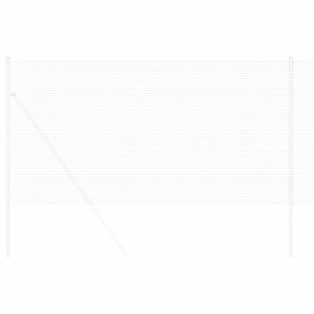 Gelaste draadhek Zilver 0.4 x 10 m